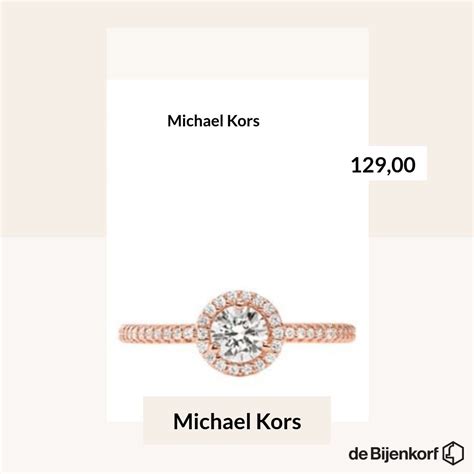 sieraden michael kors|michael kors rings.